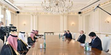 Prezident İlham Əliyev Səudiyyə Ərəbistanı Krallığının xarici işlər nazirini qəbul edib – YENİLƏNİB + VİDEO