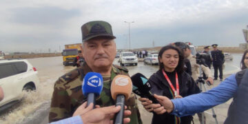 Baş nazirin müavini və general-mayor magistral su xəttində baş vermiş qəza yerinə gediblər