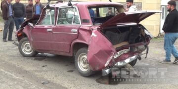 Cəlilabadda üç minik avtomobili toqquşub