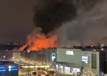 Moskvada ticarət mərkəzi yanır – FOTO/VİDEO