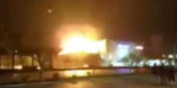 İranda Müdafiə Nazirliyinin zavoduna dronlarla hücum edildi – Video