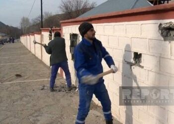 Naxçıvanda 2 km-lik hasar sökülür – Video