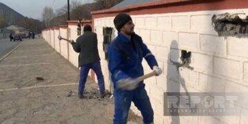 Naxçıvanda 2 km-lik hasar sökülür – Video