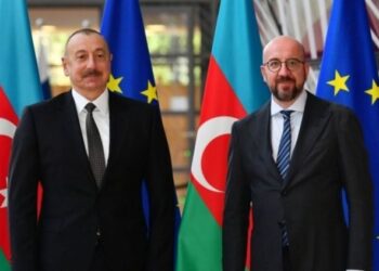 Prezident İlham Əliyev Şarl Mişeli Laçın-Xankəndi yolu ətrafındakı vəziyyət barədə məlumatlandırıb