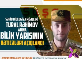 Şəhid biologiya müəllimi Tural Rəhimovun xatirəsinə həsr olunmuş bilik yarışmasının qalibləri bəlli oldu-Foto