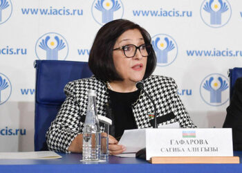 Sahibə Qafarova erməni spikerin yalanlarını ifşa etdi