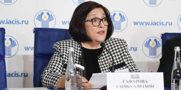 Sahibə Qafarova erməni spikerin yalanlarını ifşa etdi