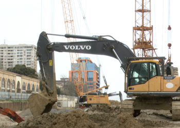 Bakıda yeni inşa olunan metrostansiyadan görüntülər – Video