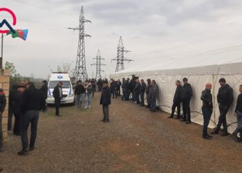 Şəhid Elşad Həsənovla vida mərasimi keçirilir