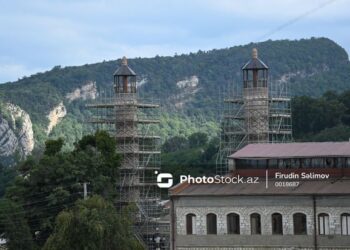 Şuşada Dövlət Xidmətləri Mərkəzinin yenidənqurma və təmir işlərinə başlanılıb