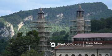 Şuşada Dövlət Xidmətləri Mərkəzinin yenidənqurma və təmir işlərinə başlanılıb