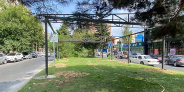 Paytaxtda yaşıllıq ərazi zəbt edilərək yerinə kafe tikilir? – FOTO