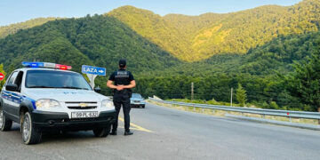 Polis istirahət zonalarında fasiləsiz xidmət aparır – Fotolar