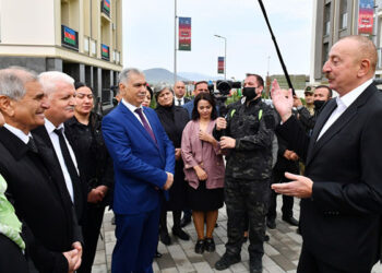 Prezidentlə Füzuli sakini arasında maraqlı dialoq – Video
