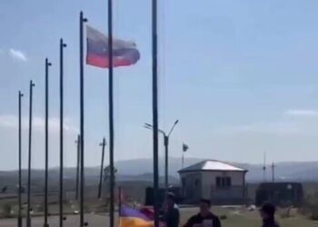 Ermənistan bayrağı Xocalı aeroportundan götürüldü – VİDEO