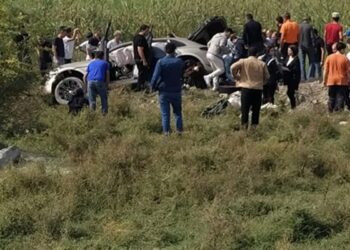 DƏHŞƏT! İçərisində 5 qadının olduğu “Porsche” aşdı + VİDEO