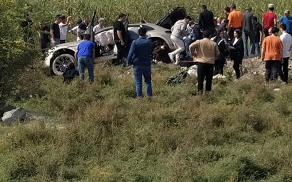 DƏHŞƏT! İçərisində 5 qadının olduğu “Porsche” aşdı + VİDEO