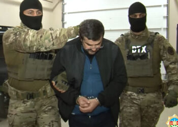 Arayik Arutyunyanın həbs görüntüləri: Hansı maddələrlə ittiham olunur? (VİDEO)