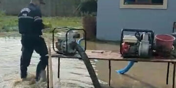 Beyləqanın kəndlərində həyətyanı sahələri su basdı – Fotolar + Video