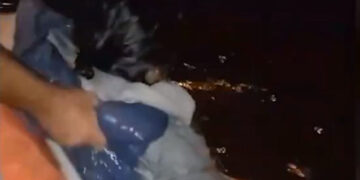 Bulvarda dənizə düşən qadın xilas edildi – Video