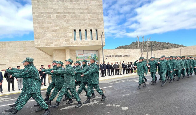 Zəngilanda hərbçilərin yürüşü keçirildi – Video