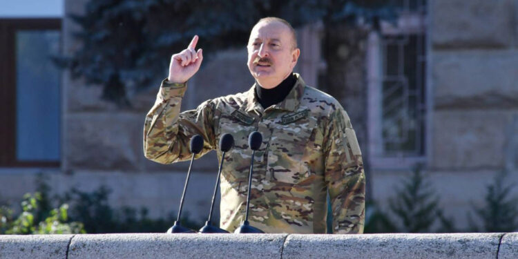 Azərbaycan lideri: “Ağdərədə, Əsgəran, Xocavənd, Xocalı və Xankəndidə bayraq qaldırmağım mənim üçün böyük xoşbəxtlikdir”