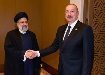 Prezident Daşkənddə Rəisi ilə görüşdü – Foto