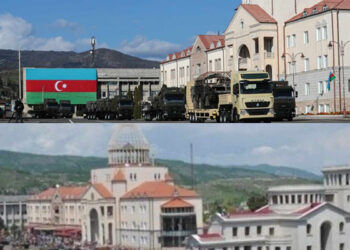 Xankəndidə 2 parad, tək gerçək! – Fotolar