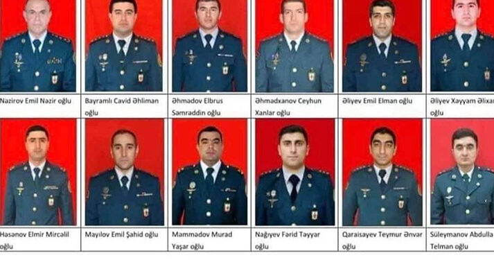 Qaraheybətdə helikopter qəzas