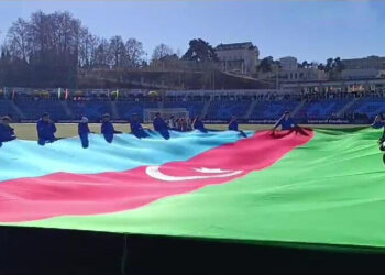 Bayrağımız Xankəndi stadionunda – YENİLƏNİR – VİDEO – FOTO