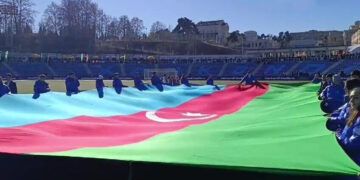Bayrağımız Xankəndi stadionunda – YENİLƏNİR – VİDEO – FOTO