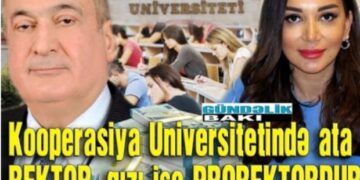 Azərbaycan Kooperasiya Universitetində rektor “bazarkom” rolunda