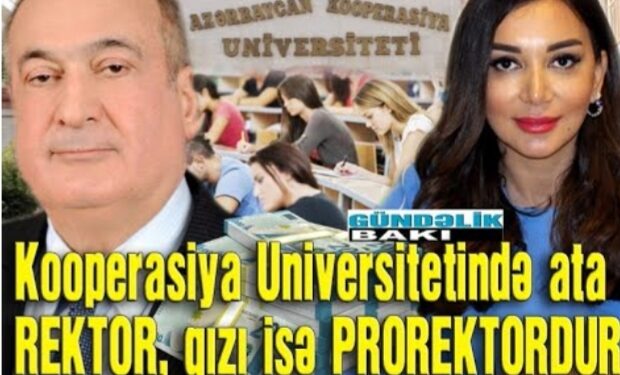 Azərbaycan Kooperasiya Universitetində rektor “bazarkom” rolunda