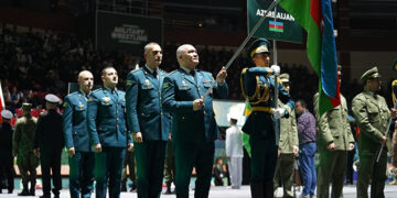 Bakıda hərbçilər arasında güləş üzrə dünya çempionatının bağlanış mərasimi keçirildi – Fotolar