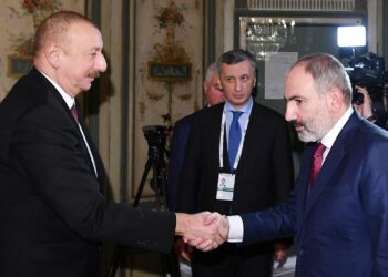 MDBİlham Əliyev Paşinyanla belə salamlaşdı – VİDEO