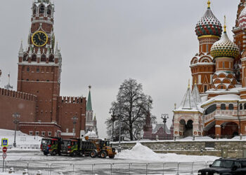 Qara bürünən Moskva – Fotolar