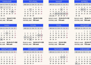 2024-cü il üçün qeyri-iş günləri açıqlandı – Foto