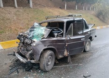 Tovuzda ağır qəza, xəsarət alanlar var – Foto