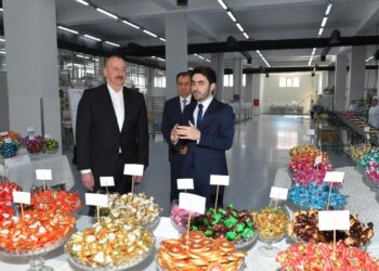 Prezident Lənkəranda qənnadı məhsullarının istehsalı müəssisəsinin fəaliyyəti ilə tanış olub – VİDEO – FOTO