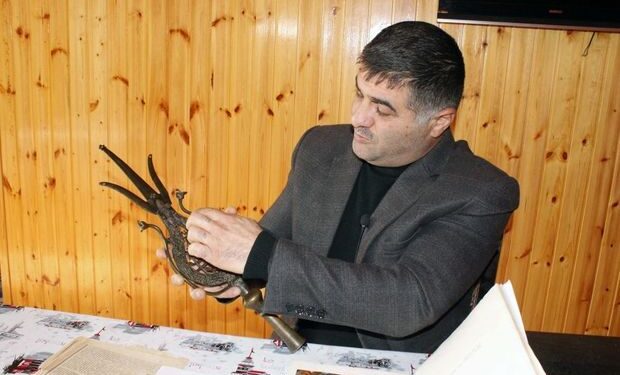 Şah İsmayılın döyüş bayrağının başlığı Astaranın kəndində qorunur – FOTO