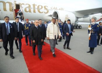 BƏƏ Prezidenti Azərbaycana gəldi – FOTO