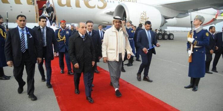 BƏƏ Prezidenti Azərbaycana gəldi – FOTO