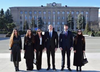 Prezidentlə ailəsinin Xankəndidən – Fotoları