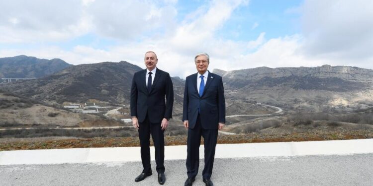 Azərbaycan və Qazaxıstan prezidentləri Şuşaya səfər ediblər – FOTO