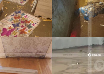 Gəncə şəhərində evlər bir ilə yaxındır su altında qalıb, tədbir görən yoxdur – FOTO/VİDEO