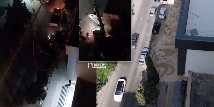 Xırdalanda gecə ilə ağacları kökündən çıxarıb üstünü torpaqla örtdülər – FOTO\VİDEO