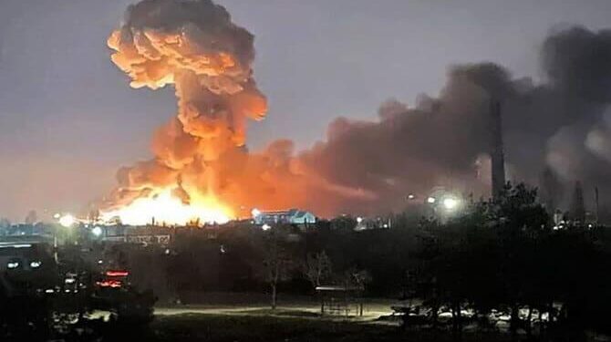 Rusiya Ukraynaya genişmiqyaslı hava hücumuna başladı