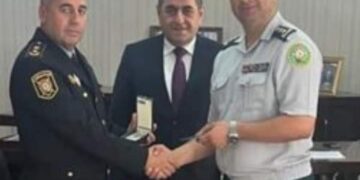 Cəlilabad rayon Göytəpə şəhər polis bölməsinin rəisi növbəti dəfə təltif olunub.