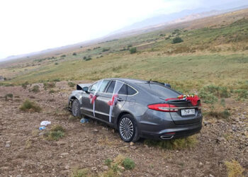 Naxçıvanda gəlin maşını qəzaya düşdü – Bir ölü, dörd yaralı