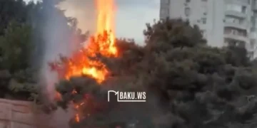 Metronun “20 Yanvar” stansiyası yaxınlığında yanğın – Tıxac yarandı